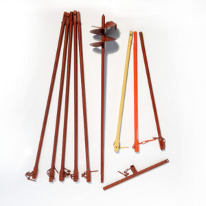 Erdbohrer Handbohrer 14 cm Durchmesser mit Verlängerungen bis zu 6 m