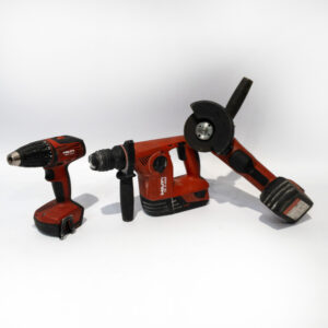 Set: Hilti Bohrhammer Akku & Hilti Akkuschrauber & Hilti Akku Flex